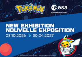 Exposition Pokémon × ESA à l'Euro Space Center