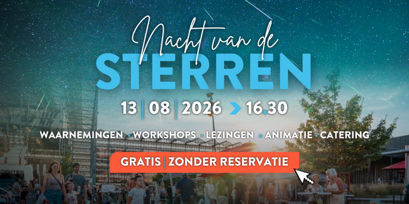 Nacht van de Sterren &ndash; 13 augustus 2026 @ Euro Space Center