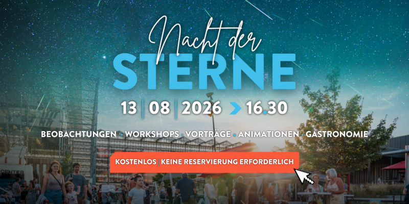 Nacht der Sterne – 13. August 2026 @ Euro Space Center
